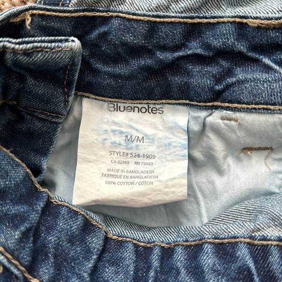 BLUENOTES Denim Overall Shorts - Picture 3 of 3